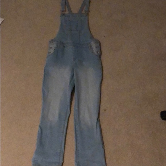 black daisy overalls